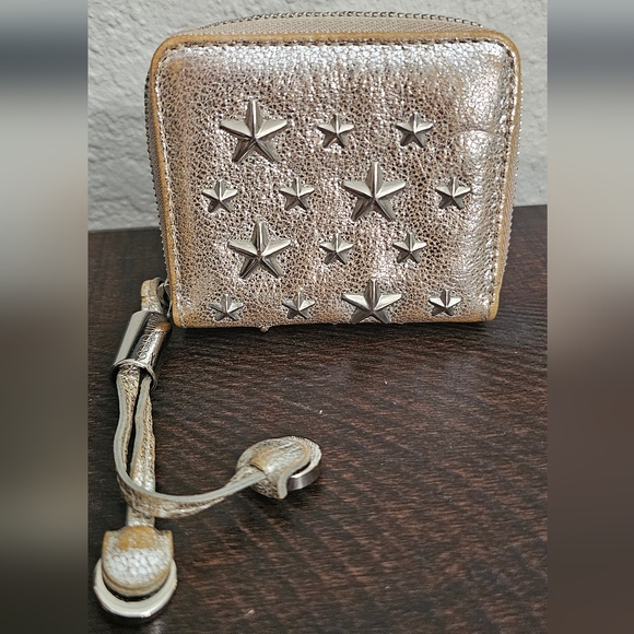 Star studded Jimmy choo coin case - Picture 1 of 2